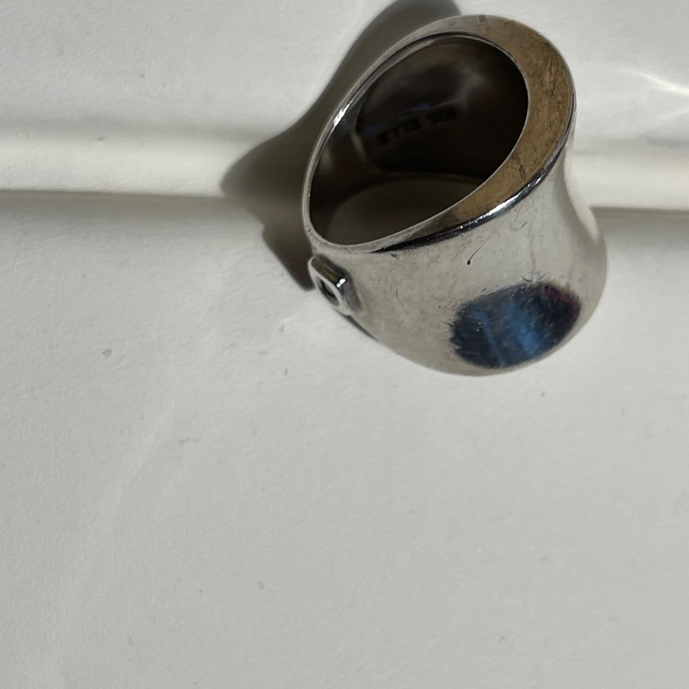 Elle Sterling Silver Ring- 925- Size 6 1/2 - Picture 14 of 16